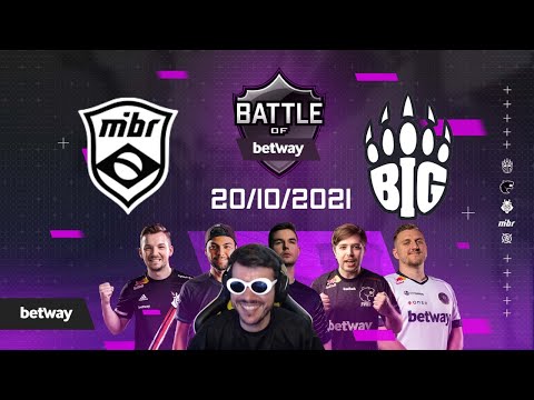MIBR vs BIG Battle of Betway 2021  - GAULES AO VIVO [PT-BR]1080p60HD