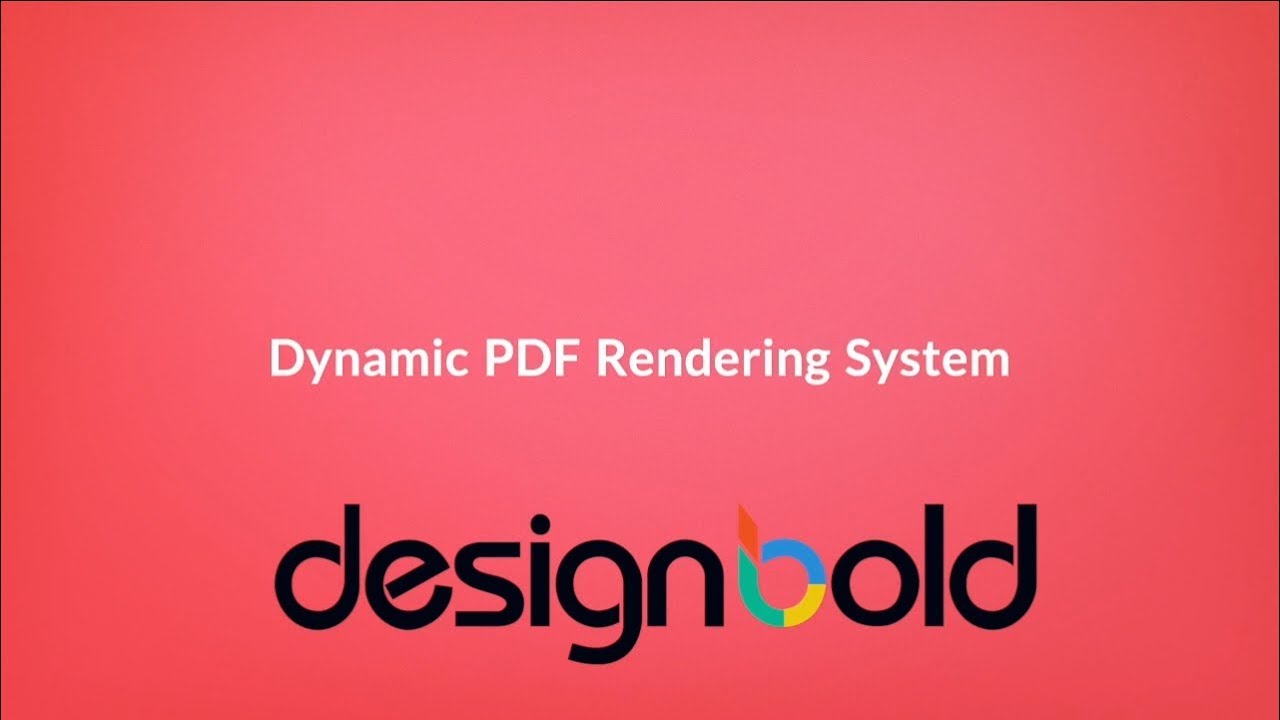 DesignBold : Dynamic PDF Rendering System