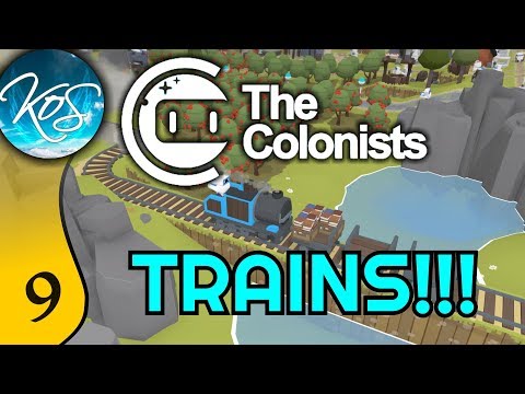 The Colonists Ep 9: MONUMENTAL CONSTRUCTION - Scenario 5: Trains! - Let's Play, Gameplay