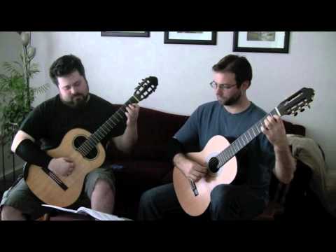 Nick Cutroneo and Daniel Hartington: Suzuki Guitar Book 1 - Twinkle Theme (Practice Video)