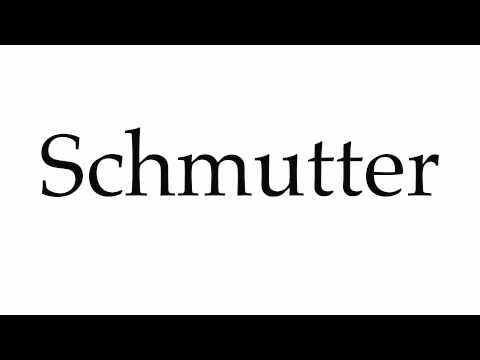How to Pronounce Schmutter