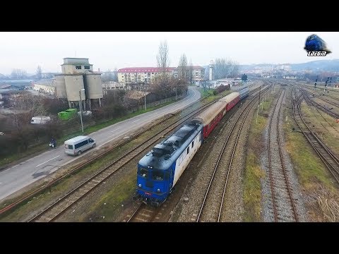 [Drone] Fluieroasa 060-DA 60-0881-7 Whistle Loko in Oradea Est Triaj/Shunting Yard  10 January 2018