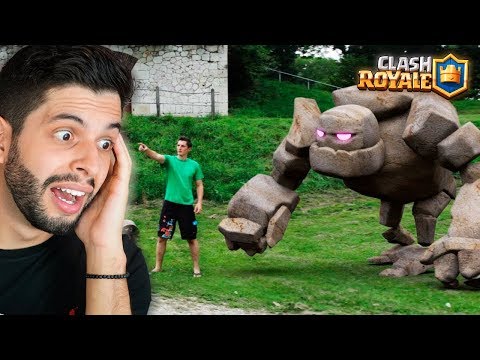 ME ESPANTEI COM O MELHOR VÍDEO DE CLASH ROYALE NA VIDA REAL JÁ FEITO!