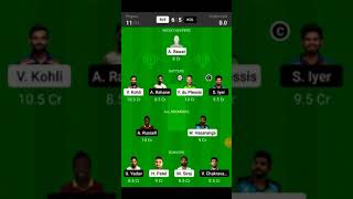 RCB vs KKR dream 11 team l 😍 Bangalore vs Kolkata dream 11 team l😍😍😻💪💪💪