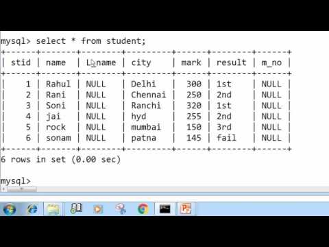 1 Introduction to SQL Hindi