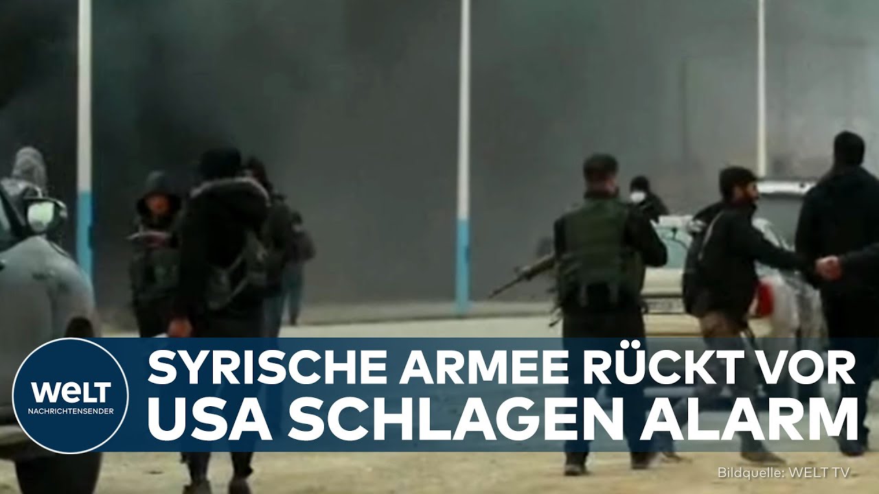 ESKALATION IN SYRIEN: Armee rückt in Kurdengebiete vor - USA fordern Stopp der Offensive