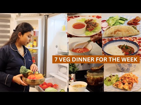 7-Day Indian Vegetarian Dinner Plan | Quick & Easy 30 Min Meals for Busy Moms | Swati Dhunna