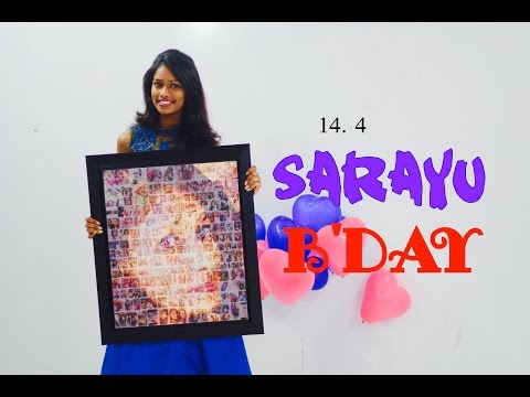 SARAYU BIRTHDAY SURPRISE |GF BF song | BEST BDAY CELEBRATION
