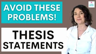 MASTER ENGLISH WRITING: How to Correct Thesis Statement Problems