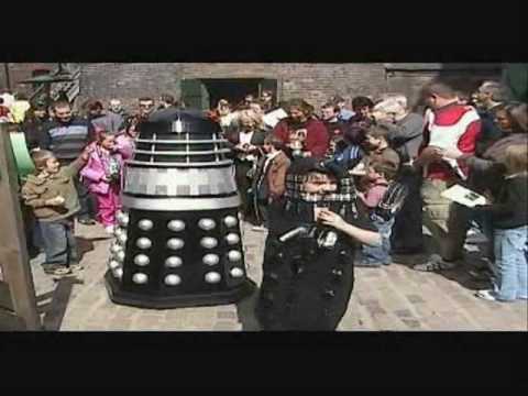 Doctor who  actor Colin Baker at the Gladstone Pottery Museum Stoke on trent 18/5/08 part 1