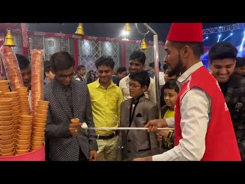Spooky turkish Icecream in agra wedding party