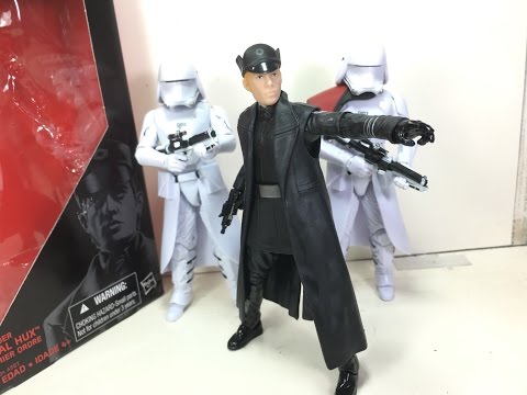 Star Wars Force Awakens 6 Inch Black Series First Order General Hux Review