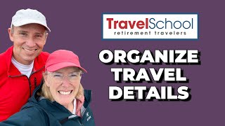 How to Organize Travel Documents | Monday.com Digital Planner | Travel School
