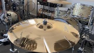 Video thumbnail for 23” Zildjian A Custom 25th Anniversary Medium Thin Ride by Sun Coast Custom