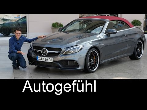 Mercedes-AMG C63S V8 Convertible FULL REVIEW test driven 510 hp all-new neu 2017 2016 - Autogefühl