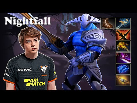 Nightfall - Sven Safelane | Dota 2 7.30b Gameplay