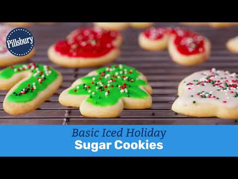 Basic Iced Holiday Sugar Cookies | Pillsbury Recipe