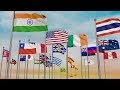 The Countries And Flags Of The World Countries National Flags With Their Population