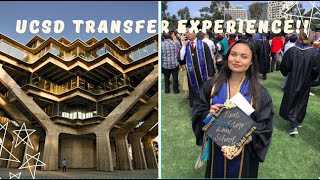 UCSD TRANSFER EXPERIENCE | Community college to a four year university!