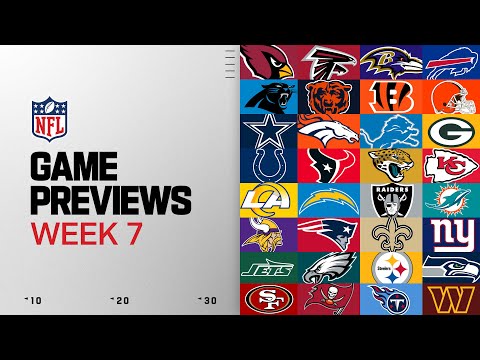 NFL Week 7 Game Previews