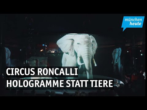 Circus Roncalli zurück in München: Hologramme statt Tiere
