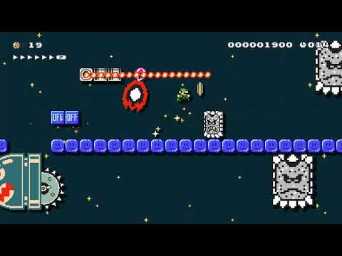 p 187  fu athletic on/off by pedritopin - Super Mario Maker 2 - No Commentary 1by