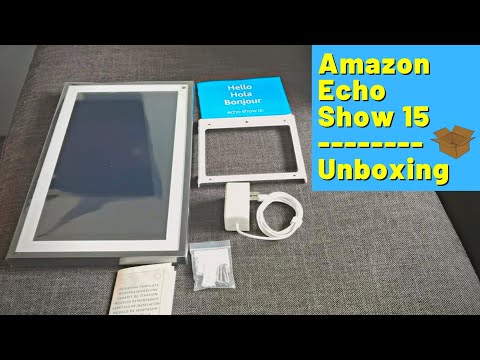 Amazon Echo Show 15 Unboxing - 15.6 inch Full HD Smart Display with Alexa