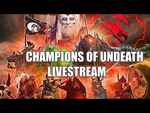 Champions of Undeath mod! Let's Vamp it up! Total War Warhammer 3 - Live stream
