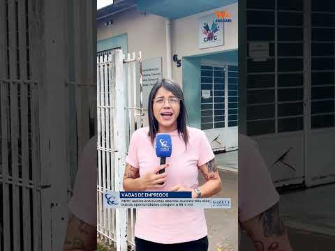 CRTC Cosmópolis começa a próxima semana com novas oportunidades de emprego