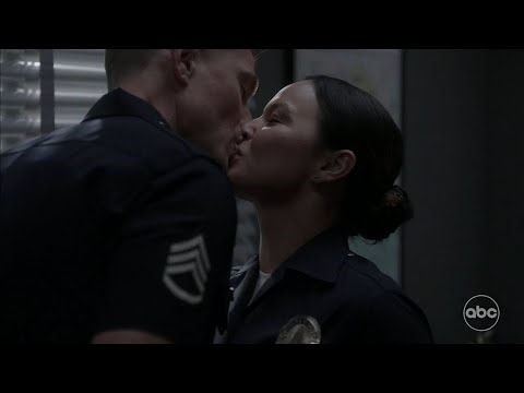 Chenford kissing in the Station, but are almost caught by Celina! | The Rookie Season 7x12