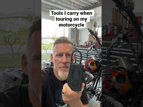 Tools I carry when touring in my Harley Davidson. #thebadgers #harleydavidson #supportbikers