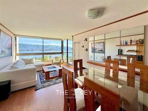 Amplio, cómodo e impecable departamento con vista panorámica a río Bío Bío.