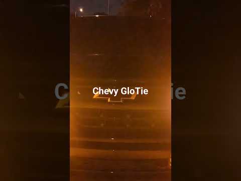 Replaced the black Chevy bow tie with the LED lit Glotie