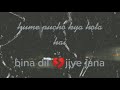 Hume Pucho Kya Hota Hai Bina Dil Ke Jiye Jana WhatsApp Status