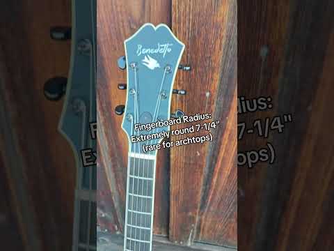 1996 Benedetto Custom Archtop Guitar – Built for Ron Escheté – 'The Grey Ghost' – Verified Provenance + Appraisal image 16