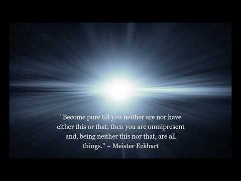 Meister Eckhart - Selected Verses and Teachings for Meditation (4) - Christian Mystics