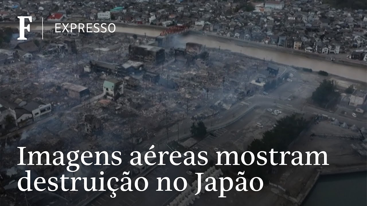 Miniatura del vídeo Imagens aéreas mostram destruição causada por terremoto no Japão por Folha de S.Paulo