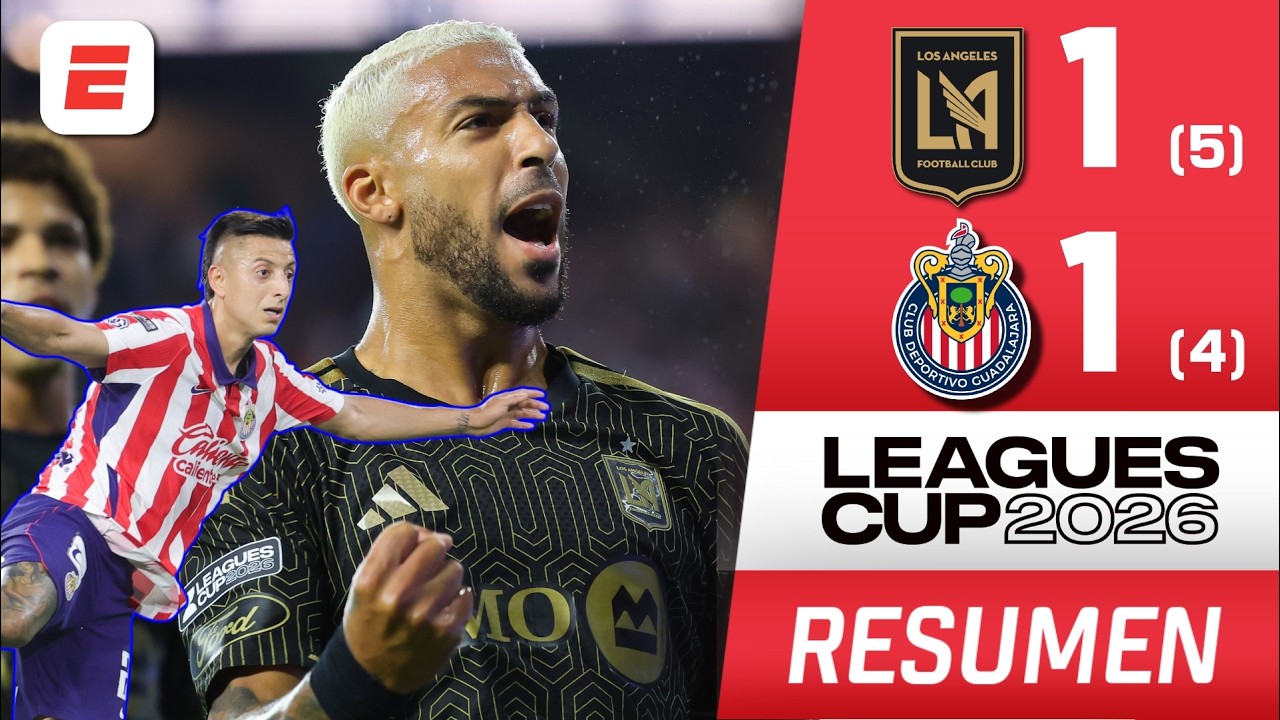 Las CHIVAS NO PUDIERON y CAYERON EN PENALES vs LAFC en debut de LEAGUES CUP | Resumen