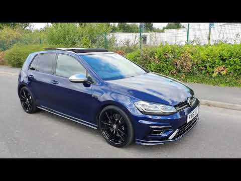 2018 Volkswagen Golf 2.0 TSI R DSG 4MOTION Auto 5dr Blue Pan Roof