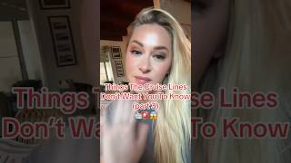 THINGS CRUISE LINES DON’T WANT YOU TO KNOW ‼️🛳️😱🚨#cruise #cruiseship #crew