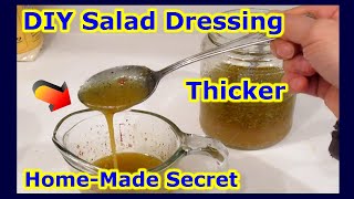 How To Make Salad Dressing THICKER + LESS SEPARATION - Italian Balsamic Vinaigrette EASY + SIMPLE