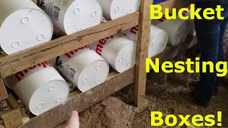 5 Gallon Bucket Nesting Boxes