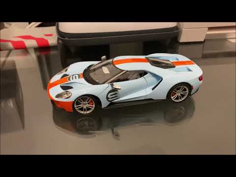 Maisto  Exclusive 1/18 2019 Ford GT Heritage Edition Diecast Unboxing Review