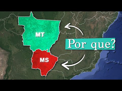 Why are there two Mato Grosso states in Brazil?