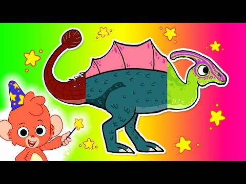 Club Baboo | Mix and Match Dinosaurs Ankylosaurus, Spinosaurus, Yinlong, Parasaurolophus