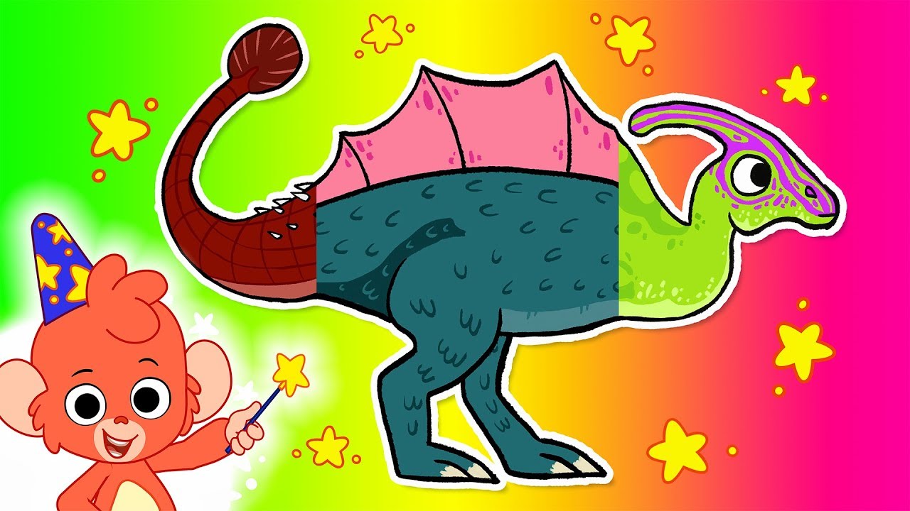 Club Baboo | Mix and Match Dinosaurs Ankylosaurus, Spinosaurus, Yinlong, Parasaurolophus