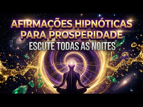 AFIRMAÇÕES HIPNÓTICAS PARA PROSPERIDADE E ABUNDÂNCIA │ Escute Todas as Noites Antes de Dormir