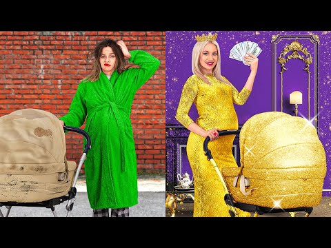 REICH SCHWANGER VS ARM SCHWANGER || Lustige Situationen und schöne Momente auf 123 GO!