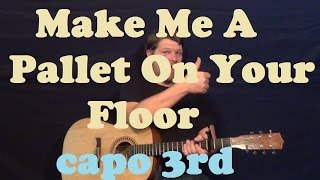 Make Me A Pallet (Gillian Welch) Guitar Lesson Easy How to Play Chord Tutorial Capo 3rd