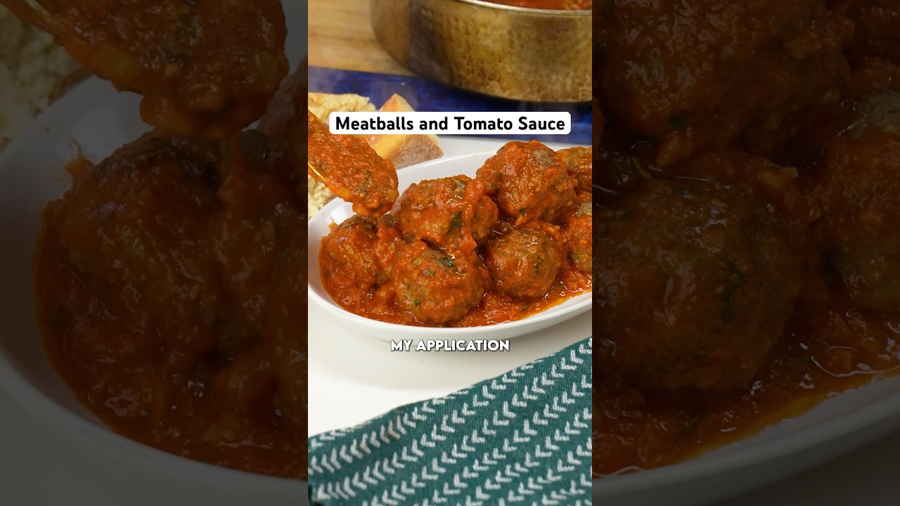 How To Make My Italian Meatballs and Tomato Sauce 🥫